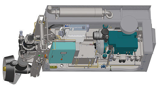 Direct Diesel Driven – Deck Mounted Azimuthing/Retractable Drives